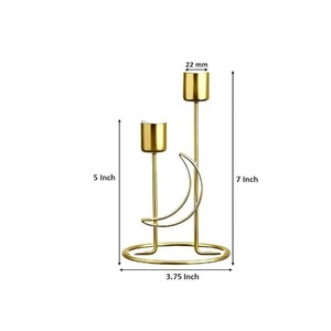 Ensemble de porte-bougies en laiton torsadé en spirale - Fabrication artisanale de Moradabad en gros - Product Image 3