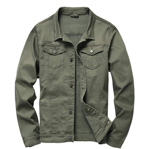 Veste en jean pour homme de haute qualité, légère, unie, respirante, imperméable, pour l'hiver, vêtements décontractés, vestes en jean pour homme - Product Image 1