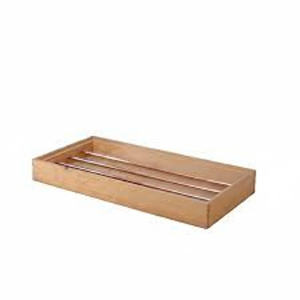 Plateau à chaussures en bois d'olivier sculpté à la main, effet ondulé moderne, tapis et plateau décoratifs pour chaussures, accessoire de décoration rectangulaire unique pour la maison - Product Image 5