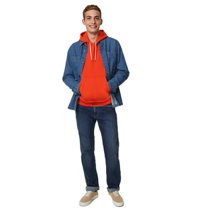 Sudadera con Capucha para Hombre, Impresión de Logotipo Personalizado Directo de Fábrica, Ligera, 100% Algodón, Secado Rápido para Otoño, Servicio OEM - Product Image 3
