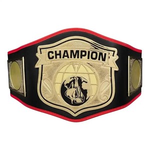Wholesale Price Custom Champion Heavyweight Judo Wrestling Karate Championship Belt PU Straps Gold Plated 2cm Thickness 1 Piece - Product Image 1
