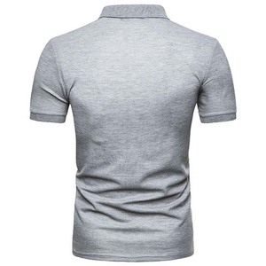 Nouveau Polo Homme Manches Courtes Décontracté Coupe Slim Couleur Unie Séchage Rapide T-shirts Polo d'Extérieur - Product Image 2
