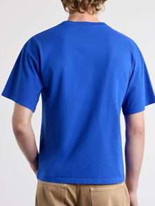 เสื้อยืดคอตตอนโอเวอร์ไซส์สำหรับผู้ชาย ปี 2026 รุ่นพรีเมียม 240 GSM เสื้อยืดสตรีทแวร์โอเวอร์ไซส์แบบเรียบ  รับสกรีนโลโก้ - Product Image 3