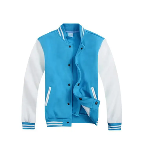 Blouson de baseball homme à manches longues personnalisable – Veste d'hiver à prix abordable avec boutons en fourrure de mouton, option grande taille, uni et vierge pour homme - Product Image 4