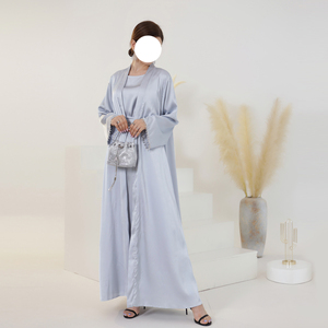 Abaya Elegante y Lujosa de Dos Piezas, Modelo Nuevo, Calidad Premium OEM, Venta al Por Mayor, para Mujeres Musulmanas, Dubai - Product Image 3