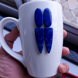 Tazas Ecológicas Personalizables con Diseño Artístico de Gemas Mixtas, Taza de Té de Diseño Premium, Opción de Regalo Personalizado, Arte Coleccionable - Product Image 1