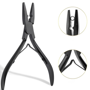 Kit de herramientas para extensiones de cabello con cinta de titanio Rainbow, pinzas profesionales de cierre plano, peine de cola de rata y clips de seccionamiento. - Product Image 6
