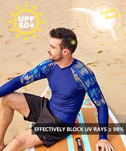 Traje de Baño Rashguard Personalizado OEM para Hombre y Mujer, Sublimación Completa, Poliéster, Protección UV, Venta al Por Mayor de Fábrica - Product Image 2