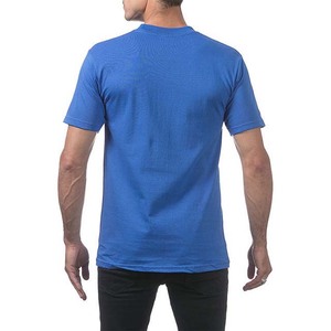 Camiseta de Hombre, Talla Grande, Estilo Urbano, Algodón de Alta Calidad, Cuello Redondo, Manga Corta, Color Azul, Corte Ajustado, Verano - Product Image 3