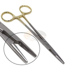 ที่จับเข็มโอลเซ่นเฮการ์แบบด้ามทอง ขนาด 5.5 นิ้ว เครื่องมือผ่าตัดตาคุณภาพพรีเมียม พร้อมหัวทังสเตนคาร์ไบด์ - Product Image 2