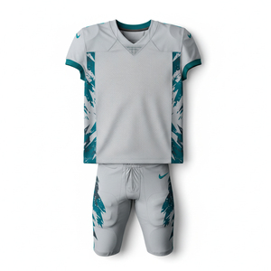 Uniforme de Fútbol Americano Elástico al por Mayor, Conjunto Sublimado Resistente al Desgarro, Proveedor de Pantalones y Camisetas de Entrenamiento - Product Image 1