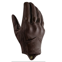 Gants de moto antidérapants en cuir unisexes pour la conduite en extérieur, gants de motocross sans doigts pour hommes, décontractés