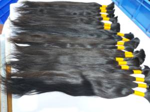 ผมแท้ถักเปียแบบตรง น้ำหนัก 100 กรัม ยี่ห้อ Arrow Exim ผมอินเดียแท้แบบ Remy ไม่มีตะเข็บต่อ ขายส่ง - Product Image 4