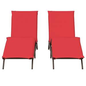 Chaise longue de patio réglable en rotin PE marron avec repose-pieds standard, chaise longue d'extérieur confortable - Product Image 5