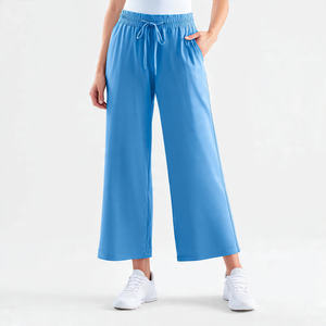 Pantalon de travail en coton tricoté unisexe, uniforme d'infirmière d'hôpital avec logo personnalisé, respirant, confortable, de haute qualité - Product Image 3