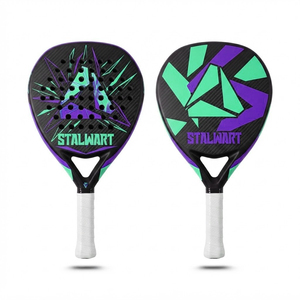 Raquette de pickleball Stalwart, forme standard, noyau en nid d'abeille à 40 trous, écologique, légère, antidérapante, pour l'entraînement, adultes, toutes saisons - Product Image 4