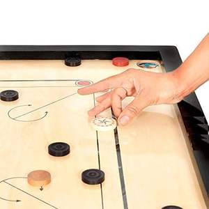 Juego de Carrom con Palo de Impacto, Monedas y Polvo de Pulido, el Mejor Juego de Madera para Interiores - Product Image 3