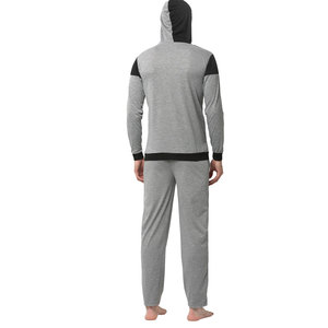 ชุดเซ็ตแทรคแจ็คเก็ตมีฮู้ดน้ำหนักเบาพิมพ์ลายเป็นมิตรกับสิ่งแวดล้อม ผ้าฝ้ายแท้ 100% คุณภาพสูงสำหรับฤดูหนาว สั่งทำได้ - Product Image 2