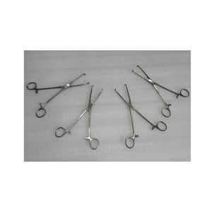 Tijeras Laparoscópicas Allis Estándar de Alta Calidad, 4 Piezas, Acero Inoxidable, Instrumentos Reutilizables para Cirugía Abierta de Mahfooz Instruments - Product Image 1