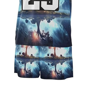 Ensemble de maillot et short de football américain imprimé pour adultes, couleur personnalisée, léger, respirant, vêtements de sport d'équipe - Product Image 5