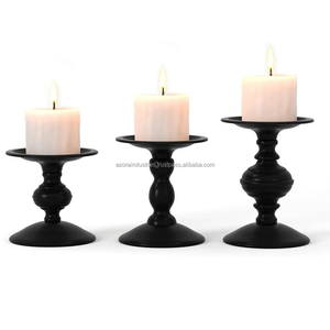 เชิงเทียนลวดเหล็กเชิงเทียนเทียนหอมสำหรับตกแต่งบ้าน - Product Image 3