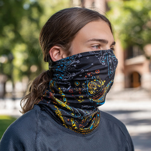 Kit de bandana de protection solaire UV pour le visage et le cou, sublimation, été, couvre-visage complet, bandana 100% polyester, bandana de rue - Product Image 5