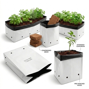 Sacs de culture en plastique pour l'hydroponie, les fleurs et les jardins plantés - Respirants, durables, écologiques - Tamil Nadu, Inde - Product Image 5