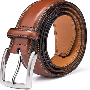 Ceinture en cuir de vache véritable pour homme, faite à la main, nouveau design avec boucle en alliage, pour le travail, les occasions professionnelles et décontractées - Product Image 5
