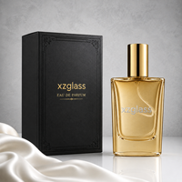 Botol Parfum Spot 50ml, 100ml, Kaca Kosong, Botol Parfum, Persegi, Multi-warna, Opsional dengan Kemasan, Sablon