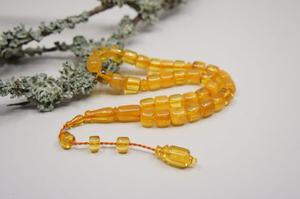 Chapelet musulman en résine de luxe avec figurine d'ange, fait main, pour Dhikr islamique, cadeau religieux, culte et méditation - Product Image 4