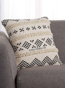 2026 Boho Wool <b>Pillow</b> Cover By Indian Textiles H/L Handwoven Decorative <b>Throw</b> <b>Pillow</b> Luxury Boho <b>Pillow</b> - Product Image 4