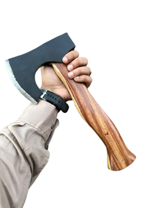 Top Trending Wholesale Hand Forged Tomahawk <b>Axe</b> High Carbon Steel Outdoor Camping Hunting Hatchet <b>Wooden</b> Handle Survival <b>Axe</b> - Product Image 5