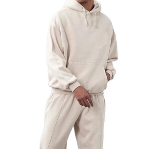 Ensemble de survêtement décontracté pour homme, confortable pour l'hiver, avec col à capuche, design tendance, coupe régulière, parfait pour se détendre toute la journée - Product Image 5
