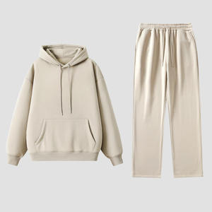 Conjunto Deportivo para Hombre, Sudadera con Capucha y Pantalones Jogger de Felpa de Algodón Premium, Ropa Deportiva Informal, Ajuste Relajado - Product Image 4