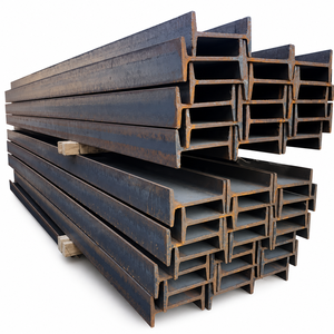 Poutre en acier structurel, poutre métallique industrielle, poutre en acier de construction robuste, matériau de support d'ingénierie, ASTM - Product Image 1