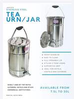Urne à thé en acier inoxydable de qualité supérieure 10L, finition miroir, distributeur de boissons chaudes robuste, percolateur à café industriel, serveur de restauration