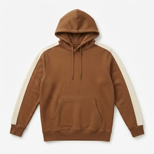 Sweat-shirts à capuche personnalisés en coton et polyester pour homme, avec empiècements contrastants, pour le sport – Vente en gros - Product Image 6