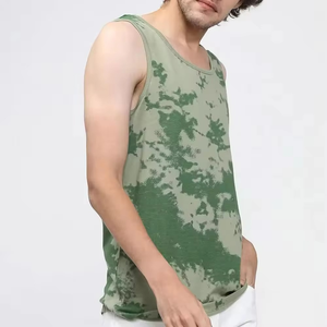 เสื้อกล้ามกล้ามแขนกุดสำหรับผู้ชาย, เสื้อกล้ามแนวสตรีทผ้าคอตตอนใส่เล่นกีฬา - Product Image 3