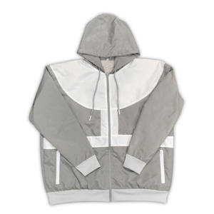 Ensemble de survêtement unisexe en nylon respirant 2 pièces, veste coupe-vent et pantalon de jogging, pour streetwear d'hiver avec logo personnalisé - Product Image 2
