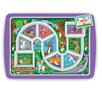 Assiette à dîner rectangulaire classique en mélamine pour bébé, motif dessin animé, lavable au lave-vaisselle, non toxique, usage domestique pour les tout-petits, vente en gros