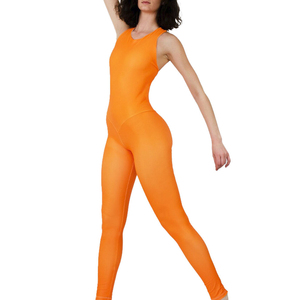 Seamless Compression <b>Jumpsuit</b> High Elasticity <b>Workout</b> <b>Jumpsuit</b> Apparel Factory Direct Custom Fitness <b>Jumpsuit</b> - Product Image 1