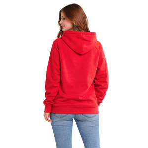 Sudadera con Capucha para Perros y Dueños, Conjunto a Juego, Sudadera Cómoda y Elegante para Mascotas y Humanos, Color Rojo Carmesí - Product Image 4