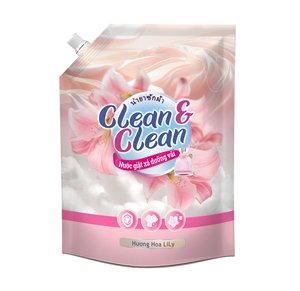 Détergent à lessive combiné avec rinçage et revitalisant Clean & Clean Lily Flower Fragrance Premium - Bag 3.2 Litres - Product Image 1