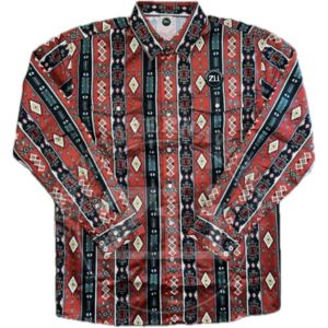 FR Shirt with Long Sleeves and Turn <b>down</b> Collar Fashionable Customization Welding Cotton Long Sleeve Fire Proof Frc Plaid Print - Product Image 2