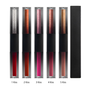 5 Colors 2-in-1 Matte Lip Gloss & Shimmer Eyeshadow, Dual-Ended Liquid Makeup Wand - Product Image 1