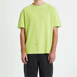 T-shirt surdimensionné pour hommes en coton, coupe ample, streetwear décontracté, manches courtes, col rond, mode estivale - Product Image 5