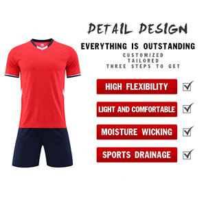 ชุดฟุตบอลสำหรับสโมสรเพื่อการพัฒนาฟุตบอลเยาวชนเสื้อฟุตบอลออกแบบโลโก้ได้ตามต้องการ - Product Image 2