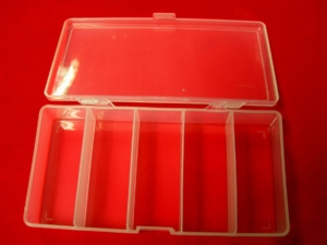 Boîte en plastique à 5 compartiments DK-207 |   Boîte de rangement en plastique - Product Image 2