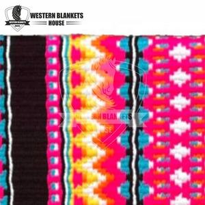 Custom 100% American Merino Wool Horse Saddle Pads Heavy Show Equipment Manta ecuestre al por mayor - Product Image 5