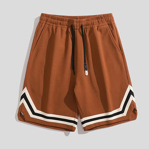 Vêtements de sport Streetwear été 100% coton pour adultes, ensemble de survêtement pour hommes, ensemble 2 pièces, sweat à capuche et short pour hommes - Product Image 5